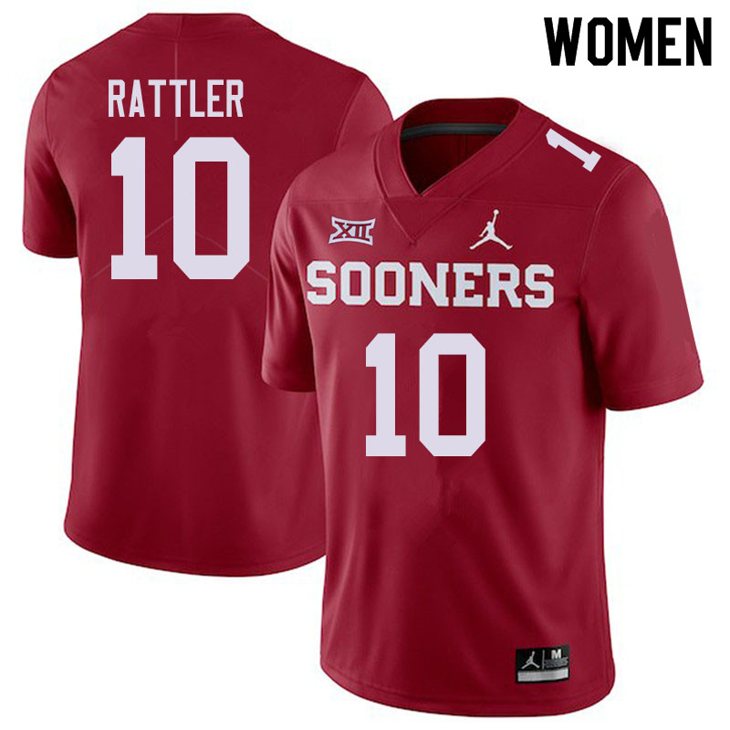 Jordan Brand Women #10 Pat Fields Oklahoma Sooners College Football Jerseys Sale-Crimson - Click Image to Close